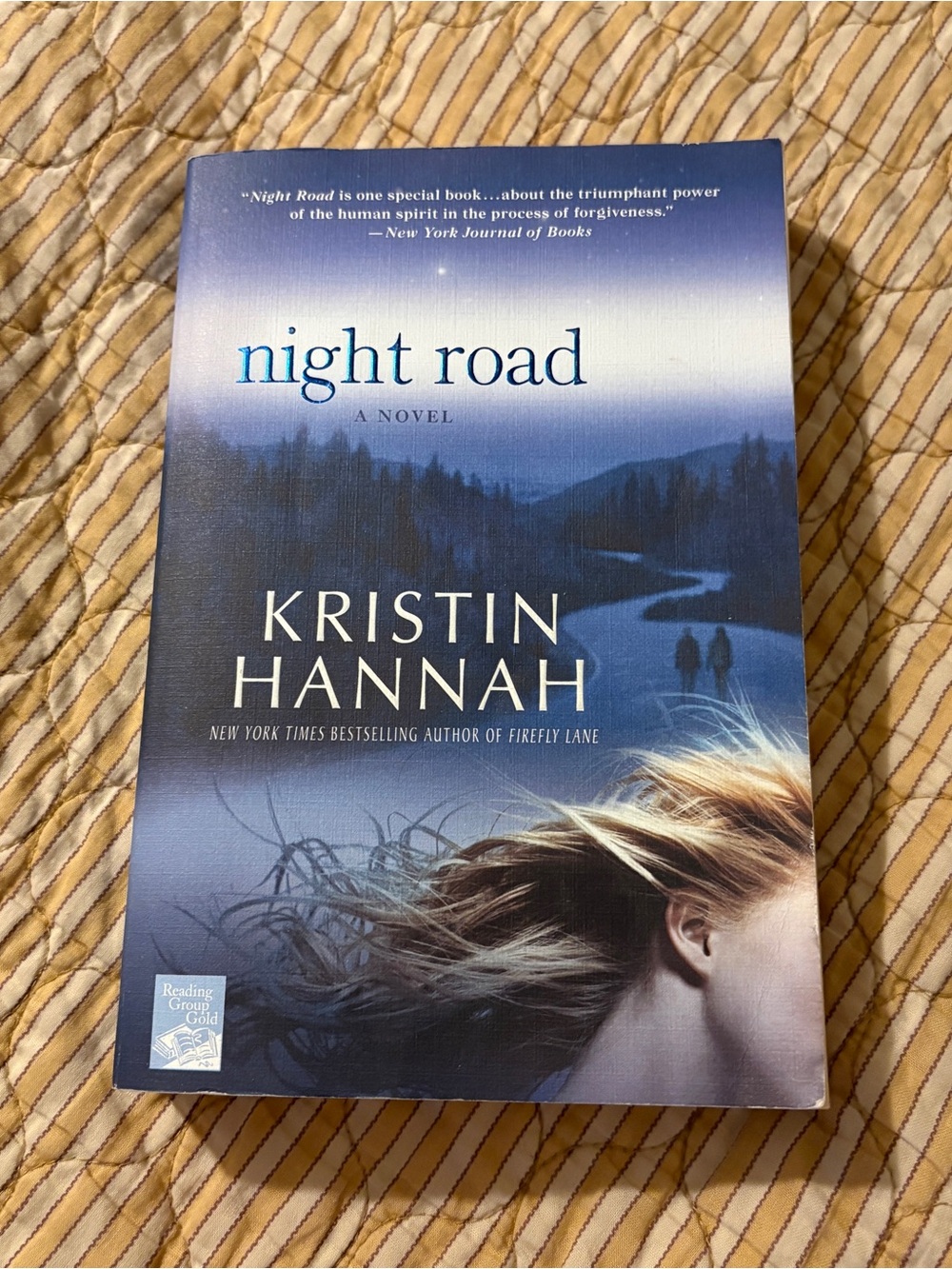 Night Road by Kristin Hannah Paperback Novel Book - Blue
